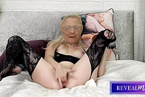 RevealMe: Kinky Italian Milf Goes Wild with Dildo in Stockings