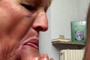 Why is the MILF moaning so loud during muff diving?