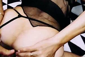 Does This Wife in Fishnets Spread Legs for You?