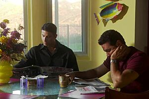 sarah blake lies on the bed, getting assfucked and covered in cum while masturbating