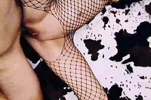 WIFE acts as PROSTITUTE in ROLEPLAY, wearing LINGERIE and STOCKINGS