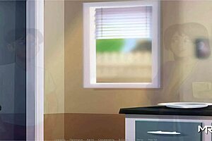 Mature woman enjoys stroking my cock.