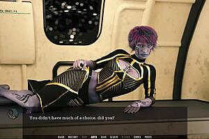 Tales from Unending Void 22 - Busty redhead translator squirts in blowbang.