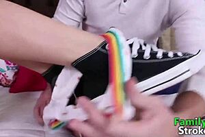 hey, curious teen picks up tricks while banging her stepbrother!