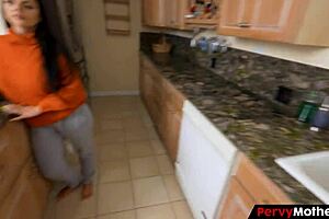 Pervymother - wow, stepmom's tricks keep stepson home!