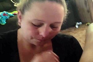 Best Blowjob Ever from Sexy Blonde Milf Slut!