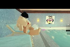 Pool sex with subscriber