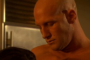 Wow, this gorgeous brunette milf mom got drilled hard by a big cock at home, unreal!