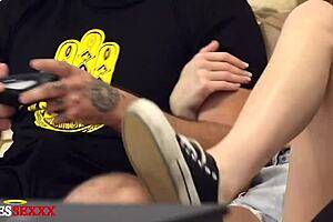 Foursome Fun With The Hot Milf Landlady And Friends.