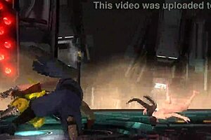 Momiji goes nude in wild Doa 5 tag wrestling action.