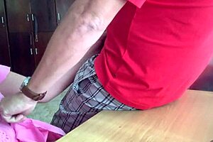 mommy gives me a handjob before bedtime