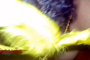 Mature Woman Gives Sloppy Blowjob in Lingerie Ass Worship