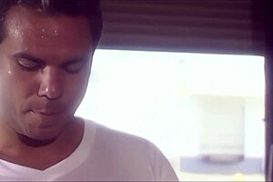 In this casual threesome, Shayna Knight enjoys double penetration with fingering and blowjob in stockings