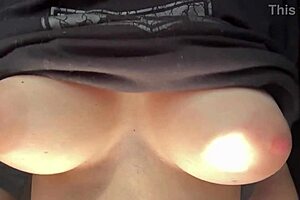 Artemisia Love bounces her big tits in a hot solo session, close up on her nipples.