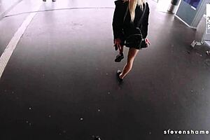 Amateur milf with perfect body moans in standing fuck and creampie compilation!