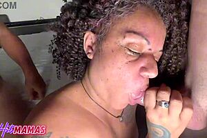 Milf safada, banging two lovers while her cuckold husband watches?