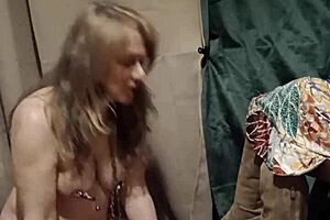 2025 Slave F Worships Dominatrix in Public Display