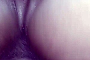 Ebony granny bent over says cum on her pussy with dirty talk 😈