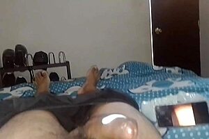 Mature Friend Watches Me Masturbate