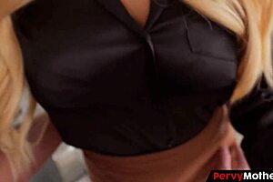 Fashion Milf's Ass Hole Devoured by Stepson