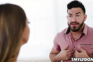 Can Lucky Bully Handle Havana Bleu’s Sweet Milf Muff in Bedroom?