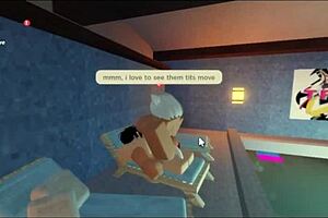 Pool sex with subscriber