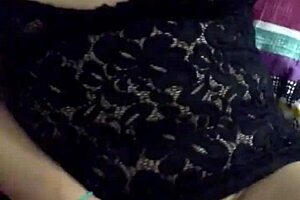 Julia Soto Masturbates In Sexy Black Lingerie!