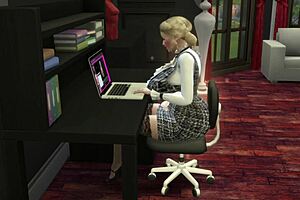 In Sims 4 porn, Mortimer and Bella are fucking this cute teen 18+ together, wow!