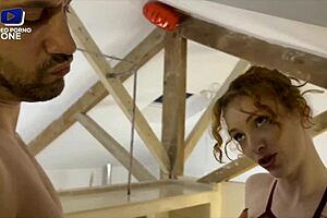 A Young Redhead Gets Her Ass Opened By Neighbor.