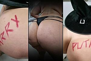 Happy Halloween With Latina Amateurs In Costumes