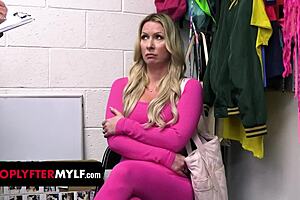 Desperate Yoga Teacher Caught Shoplifting, Pays with Wild Sex. Can't Believe This Happened!