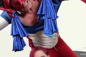 Man, curvy milf Siri with big natural tits got rough fucked after wrestling!