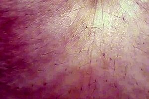 exploring a milf's belly during a relaxing massage session.