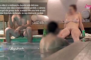 Friend Cums Inside My Pussy for Hubby to Follow!