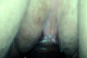 Slamming the chubby hottie with a massive black cock in wild action.