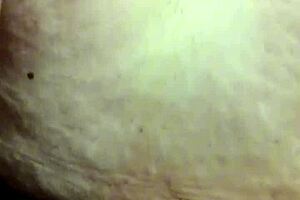 exploring a milf's belly during a relaxing massage session.