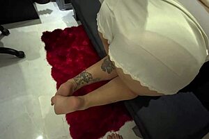 My step mom thanked me for the Christmas gift in a very intimate way