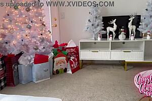 stepmom's christmas gift rides and doggystyles