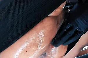 He punished my big wolf pussy hard, making me squirt everywhere!