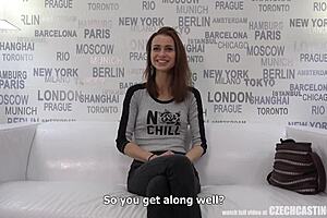 Super cute 25yo does anal with our cameraman