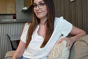 Busty milf stepmom teaches stepson fucking skills