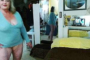 dawnskye1962 struts in pink panties and masturbates