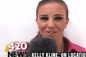 gia paloma in fishnets rides and blows in outdoor threesome