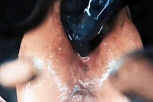 He punished my big wolf pussy hard, making me squirt everywhere!