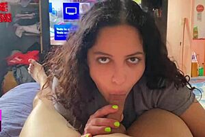 Argentine Whore Babyluna939 Sucks Dick, Titjob, Handjob Until Orgasm!