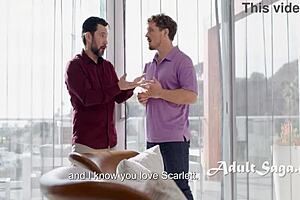 The boss's Spanish wife eagerly proposes a kinky couple swap with the group