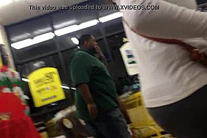 Two Moms Shopping Together Candidly