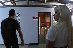 Does Nikita Von James Give Head Before Bending Over for Assfucking in Fishnets?