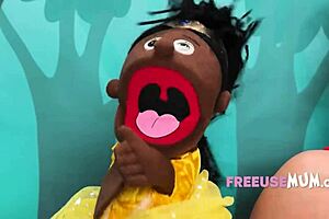 sesame street turns wild with freeuse cougar action in a steamy mff group.