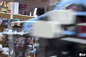 curvy busty moms test every toy at sex shop with oldnanny! 🛠️